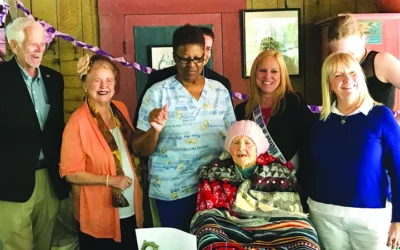 Julia Moseley Celebrates 100th Birthday At Her Family Home Known As ‘The Nest’